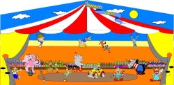 Circus Big Top Panel 48