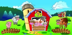 Barnyard Animals Panel 17