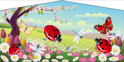 Butterfly / Ladybug Panel 9