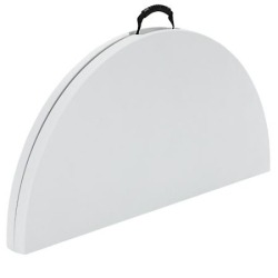 White Round Table 60 - Fold in Half -