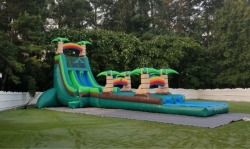 24' Tropical Monsoon Water Slide 8M