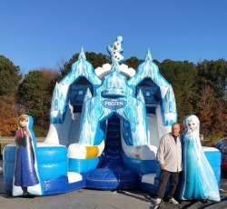 17' Frozen Double Lane Dry Slide 28DM (#26)