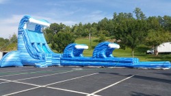28' Blue Lightning Water Slide 8W